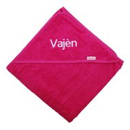 Funnies Badcape Fuchsia Xl Met Naam funnies kopen in de aanbieding