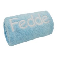 Funnies Badlaken Babyblauw Met Naam funnies kopen in de aanbieding