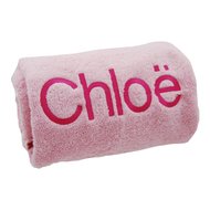 Funnies Badlaken Babyroze Met Naam funnies kopen in de aanbieding