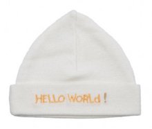 Funnies Babymutsje Hello World funnies kopen in de aanbieding
