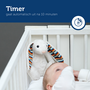 Knuffel Heartbeat Small Bibi Konijn kraamcadeau badcape met naam