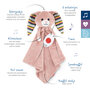 Knuffeldoekje Heartbeat Rabbit Becky met naam