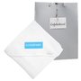 Badcape met logoborduring