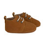 Babyslofjes Baby Dutch Veterschoentjes Cognac