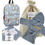 Rugtas Nijntje Miffy Little Explorer grey met naam