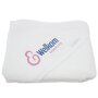 Badcape met logoborduring