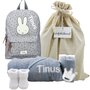 Nijntje Rugtas Funny Days Grey met naam