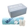 Cadeaubox babyblauw met naam