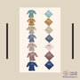 Babykoffertje babyblauw Kraamcadeau met naam