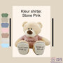 Knuffel Beer Boris Kraamcadeau met geboortegegevens