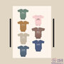 Babymand xxl color Kraamcadeau met naam